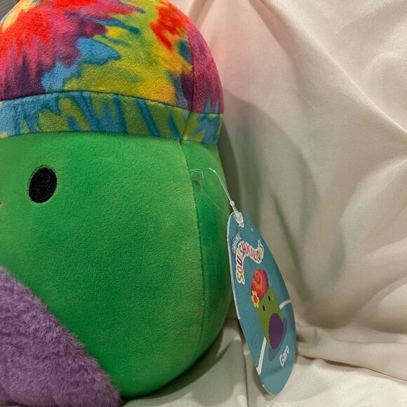 Squishmallows Official Kellytoy 8” Garo Green Mushroom Collectible Plush NWT 🍄 - Picture 3 of 4